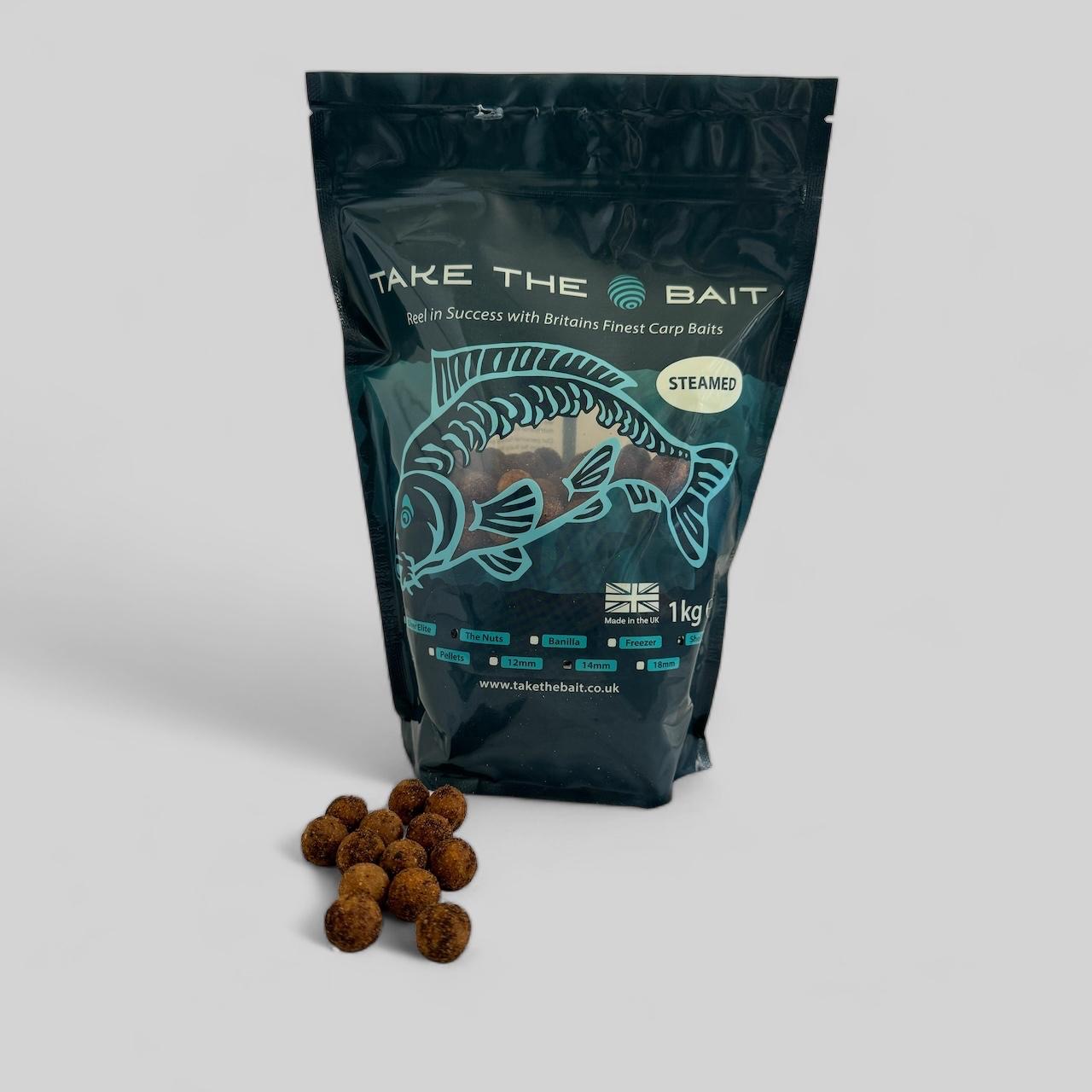 Introducing The Nuts Boilies — a premium bait blend crafted to attract carp all year round, with a special edge for winter fishing. Formulated with high-quality, soluble proteins, CLO, milk and egg proteins, salts, and proven appetite stimulants.